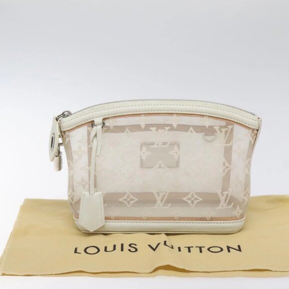 LOUIS VUITTON Monogram Transparent Lockit Clutch Bag - Picture 2 of 15